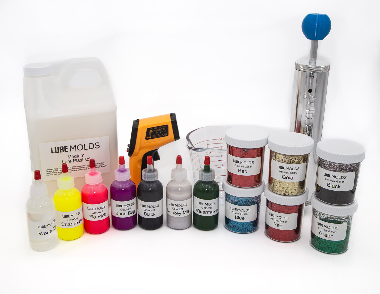 Soft Plastic Lure Making Starter Kit – Perfect for First-Time Bait Makers